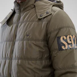 SPYKAR Men Full Sleeve Regular Fit Padded Jacket image 2