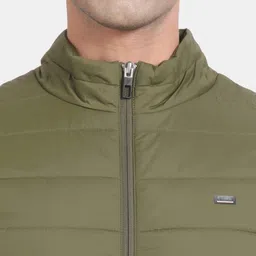 t-base Mock Collar Sleeveless Insulator Puffer Jacket image 2