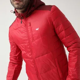 Wildcraft Men Beige Camouflage Insulator Crop Puffer Jacket image 2