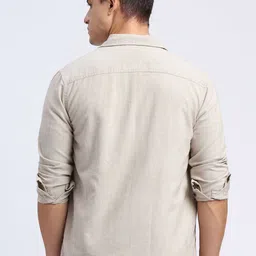 ONEMILE Men Floral Checked without Crop Denim Jacket image 3