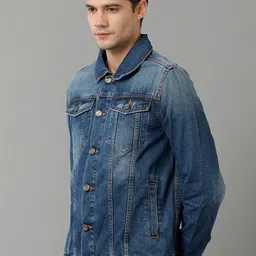 Voi Jeans Washed Pure Cotton Denim Jacket image 4