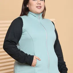 theRebelinme Women Fleece Open Front Jacket image 2