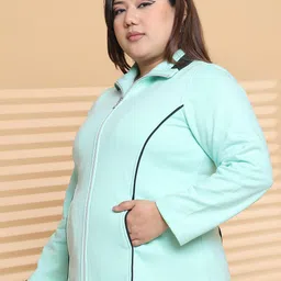 theRebelinme Women Fleece Open Front Jacket image 3