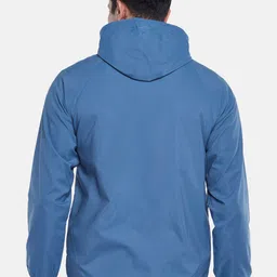 BYFORD by Pantaloons Men Blue Outdoor Bomber Jacket image 4