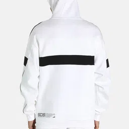 PUMA Motorsport Men White & Black BMW SDS Sweat Regular Fit Motorsports Jacket image 5