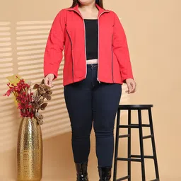 theRebelinme Women Fleece Open Front Jacket image 2