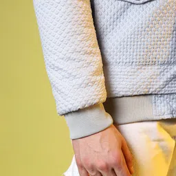 Campus Sutra Self Designed Hooded Windcheater Puffer Jacket image 2