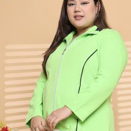 theRebelinme Women Fleece Open Front Jacket image 2