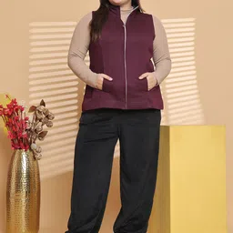 theRebelinme Women Fleece Open Front Jacket image 4