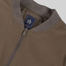 Arrow Sport Mock Collar Long Sleeves Windcheater Bomber Jacket image 5