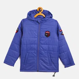 Duke Boys Blue Padded Hooded Jacket-picture-27