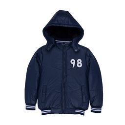 Status Quo Boys Navy Blue Hooded Bomber Jacket-picture-16