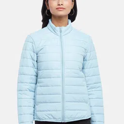 Honey by Pantaloons Women Blue Puffer Jacket-image-70