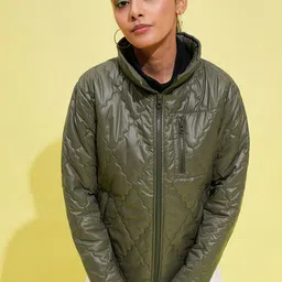 Noh.Voh - SASSAFRAS Kids Girls Stand Collar Quilted Jacket-image-34