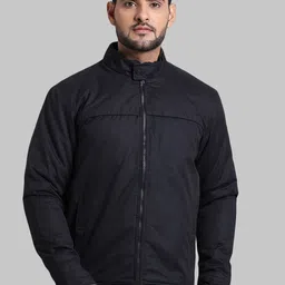 ColorPlus Men Black Cotton Tailored Jacket-picture-28