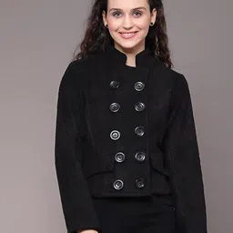 KASSUALLY Women Black Tailored Jacket-picture-10