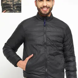 Duke Men Camouflage Reversible Bomber Jacket-picture-23