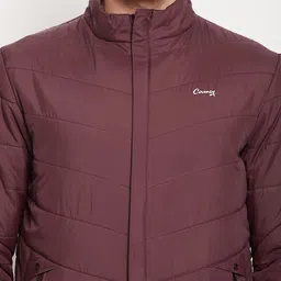 Camey Men Maroon Lightweight Padded Jacket image 3