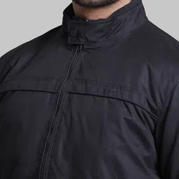 ColorPlus Men Black Cotton Tailored Jacket image 2