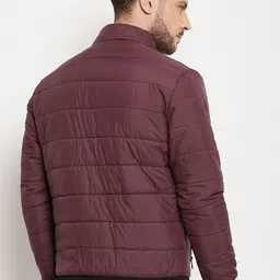 Camey Men Maroon Lightweight Padded Jacket image 5