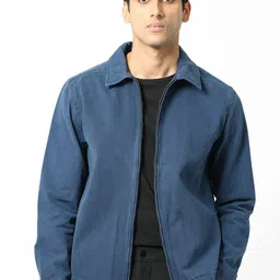 RARE RABBIT Men Zale Spread Collar Cotton Tailored Shacket-picture-50