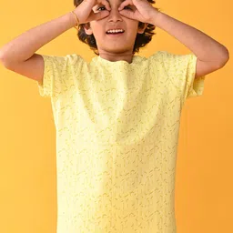 Anthrilo Boys Printed Cotton T-shirt-image-87
