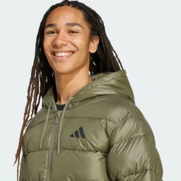 adidas Essentials CLIMAWARM Synthetic Down Puffer Hooded Jackets image 5
