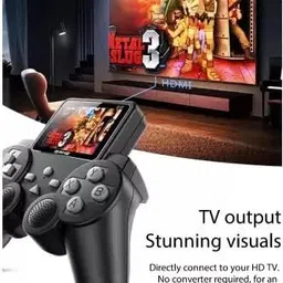 keeva Console 2.4 Inch Screen Game Controller Design Built in 520 Game Black Edition with Mario/Super Mario/DR Mario/Contra/Turtles and other 500 Games image 2