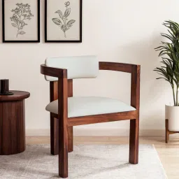 woodsworth from pepperfry Meppel Sheesham Wood Arm chair In Provincial Teak Finish-picture-12
