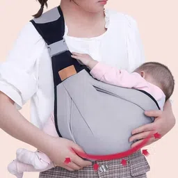 honest baby Combo Set of Baby Carry Bag With 4-In-1 Positions AND Baby Sling Carrier Baby Carrier image 2