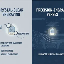 made wid love Double-Sided Ayatul Kursi Car Hanging Ornament – Islamic Rear View Mirror Car Hanging Ornament image 5