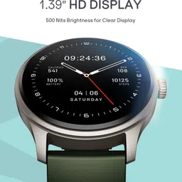 boAt Lunar Discovery Neo 1.39" HD Display, Metallic Finish, BT Calling, Smart Watch Smartwatch image 2
