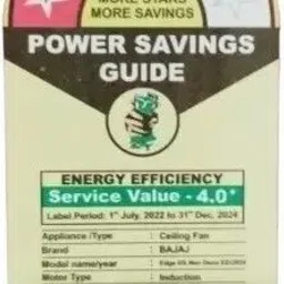 bajaj 251394EE with 2 Year Warranty 1200 mm Ceiling Fan image 2