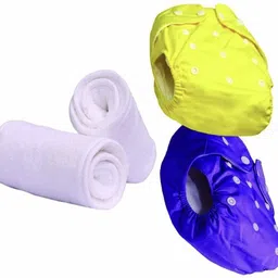 jaydison Reusable Solid Cloth Button Diaper Reuse Nappy & Insert 0-24m BYDWVB57-picture-28