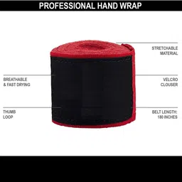zen g ® Venetian red - Mexican Style Muay Thai Boxing Hand Wrap image 2