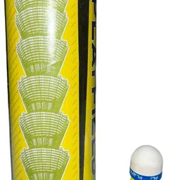 Playfield 200 {Pack of 6} Badminton Shuttlecock Nylon Shuttle - Green-image-52