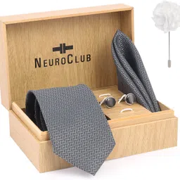 NEUROCLUB Metal Cufflink & Tie Pin Set image 4
