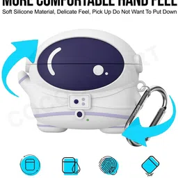 Cocoonkart Silicone Velcro Headphone Case For Silicone Case Cover For OnePlus Buds Pro 3 image 4