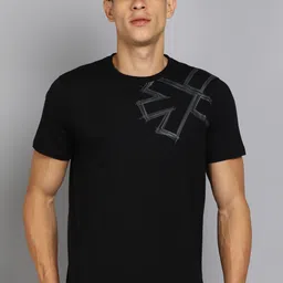 hrx by hrithik roshan Men Graphic Print Round Neck Polycotton Grey T-Shirt-picture-31