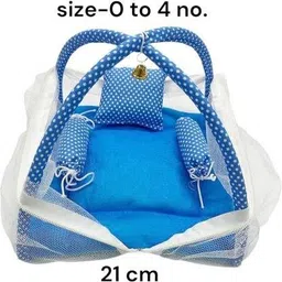 lvi craft Laddu gopal bed with mosquito net and pillows Dress image 2