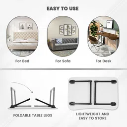 mithila Wood Portable Laptop Table image 5