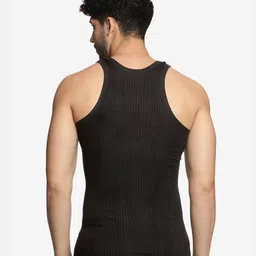 lux champion Men's Vest | 100% Super Combed Cotton | Ultra-Soft, Breathable & Sweat-Absorbent | Skin-Friendly, Durable with Needle Drop Design (Pack of 4) image 4