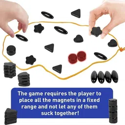 corozil Famous Magnetic Game for Kids & Adults with Magnets & Lanyar Rop, Educational Board Games image 2