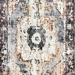 status Black Persian Polyester 5 ft x 7 ft Machine Made Carpet image 5