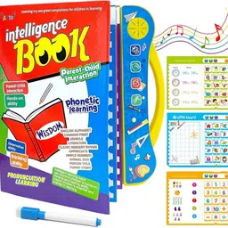 tera13 Intelligence Book Learn English Letters, Words Learning Sound Book Education Toy-picture-21