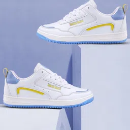 bacca bucci POLAR Flat Sole Sneakers Shoes for all Day wear with Memory Cushion Footbed Sneakers For Men image 1