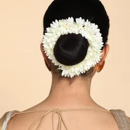 pinaka Artificial Jasmine Mogra FlowerGajra, Garland Juda Hair Extension image 2
