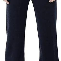 srisaras Women Regular Fit Black Wool Trousers-picture-10