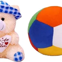 BALL & BUTTER BLUE CAP Soft Stuffed Toy - 18 cm-image-43
