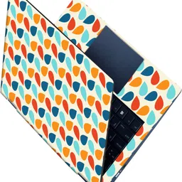 SCOTLON _All Panel_Colorful raindrop pattern_ Vinyl Laptop Skin Compatible for 15.5 inch-image-18